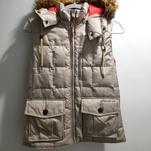 Eddie Bauer women's down vest